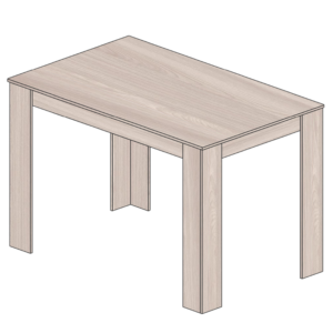 Стол обеденный (900×600×770)