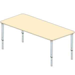 Стол детский «Кремовый» (1100×500)