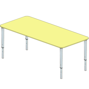 Стол детский «Лимонный» (1100×500)