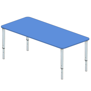 Стол детский «Синий» (1100×500)